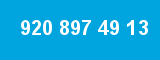 920 897 49 13